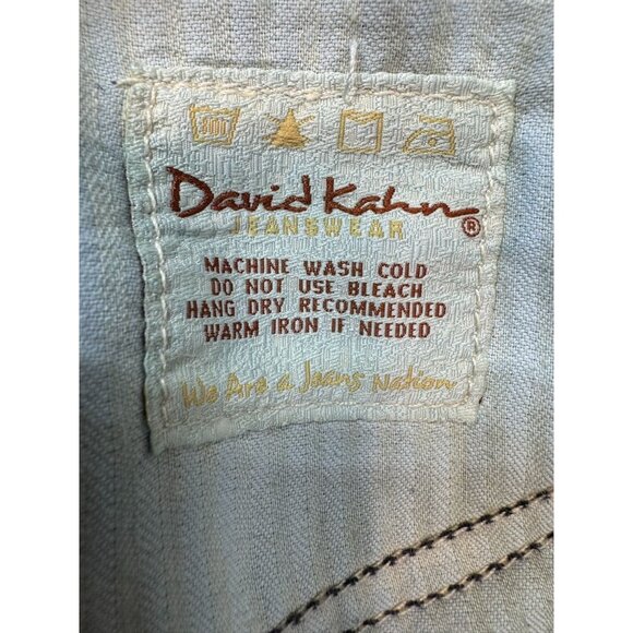 David Kahn Womens Bootcut Jeans Size 29 Dark Wash Stretch Made In USA - Picture 3 of 13